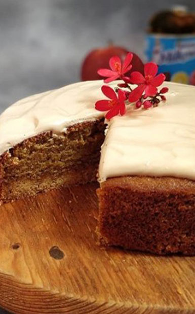 Wheat Flour Apple Cake