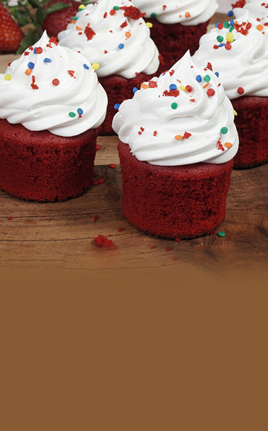 Eggless Red Velvet Cupcake